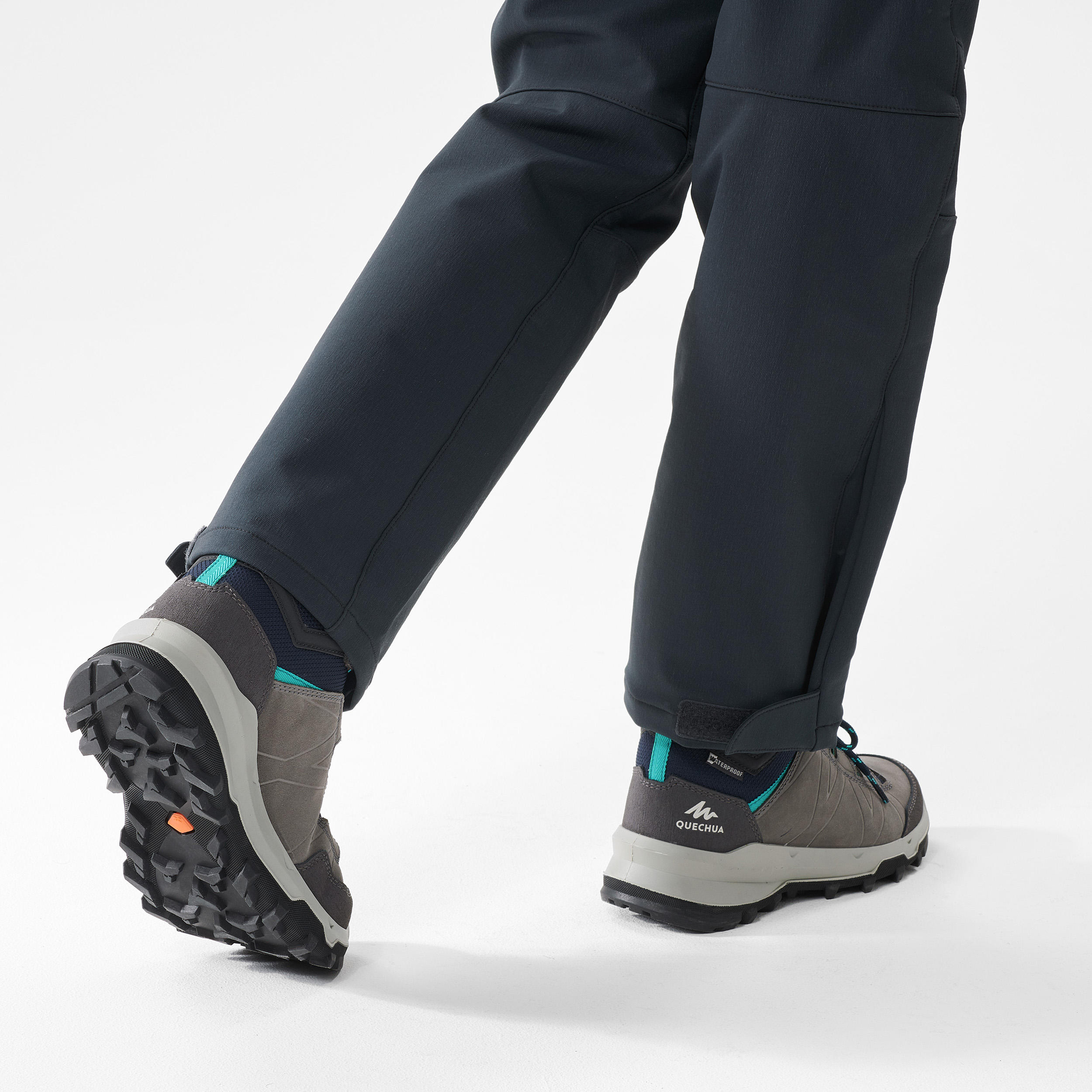 Kids’ Waterproof Mountain Walking Boots - MH500 Sizes 10-6 5/6