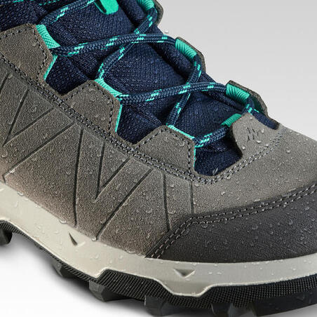 Chaussures de randonnée imperméables enfant - MH 500 bleu