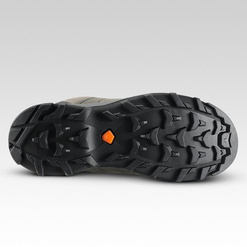 Scarpe trekking bambino MH500 impermeabili grigie