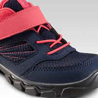 Kids’ Hiking Shoes with Rip-tab MH100 from Jr size 7 to Adult size 2 Blue & Pink