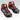 Kids Mountain Hiking High Top Shoes MH 100 MID KID 24 TO 34 - Grey/Red