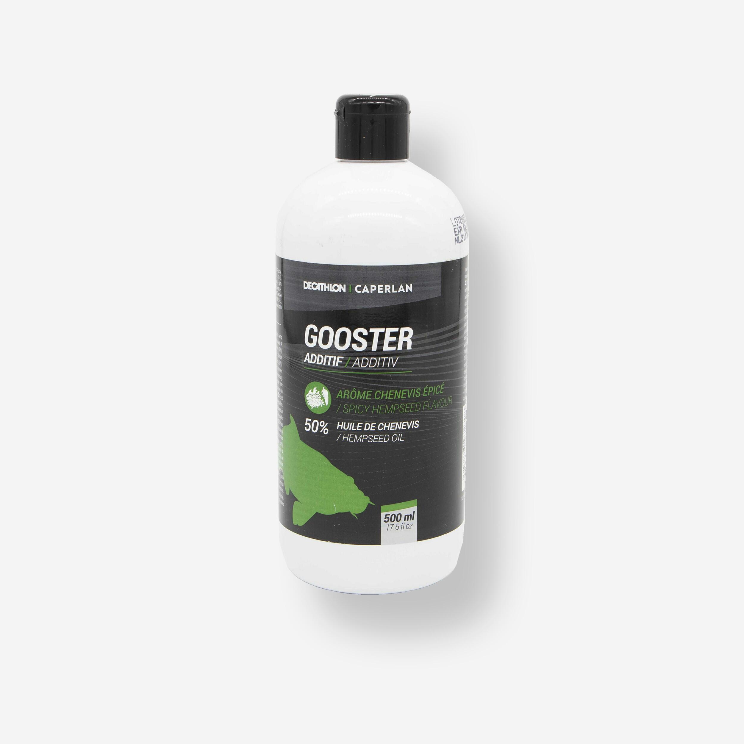 Decathlon | Additivo liquido pesca colpo GOOSTER ADDITIV canapa speziata 500 mL |  Caperlan