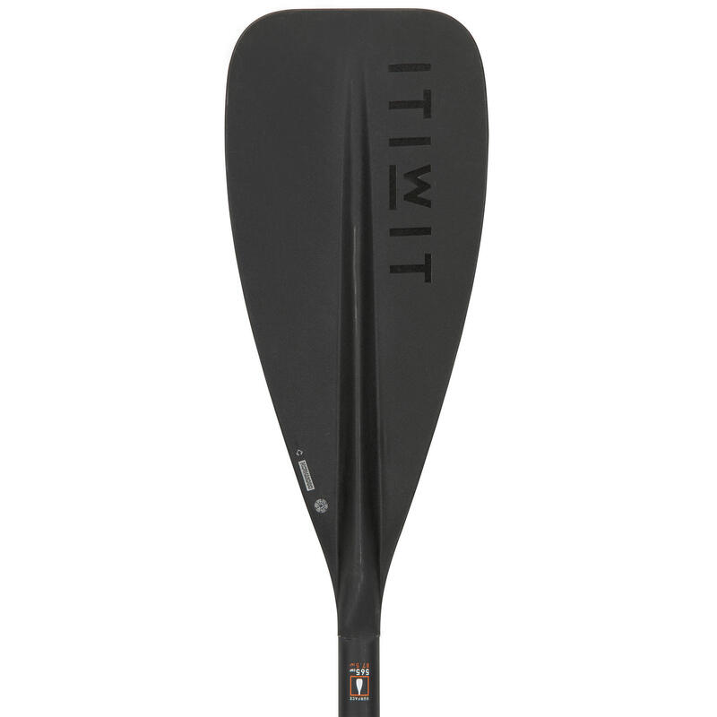 Pagaie de stand up paddle 500 din 3 segmente - 170-210 cm fibră și carbon