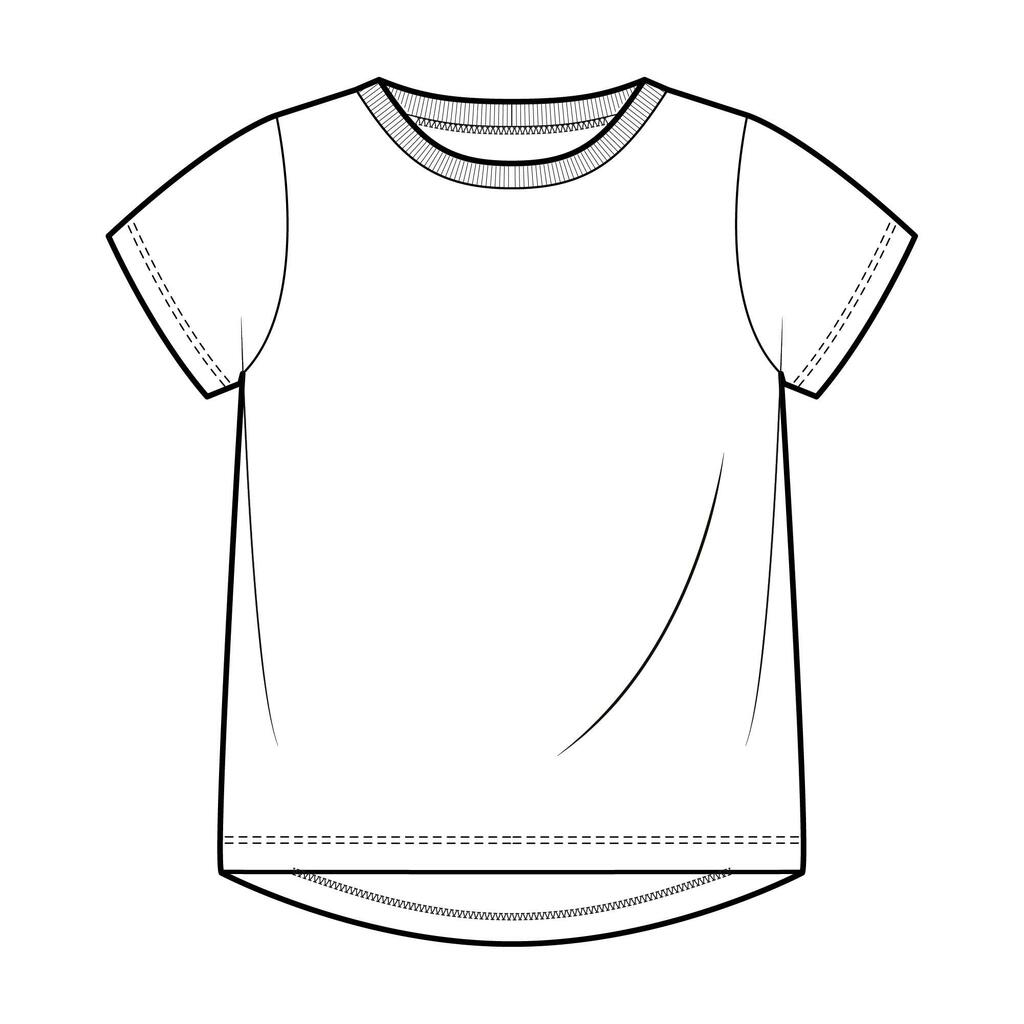 T-shirt bébé coton - écru