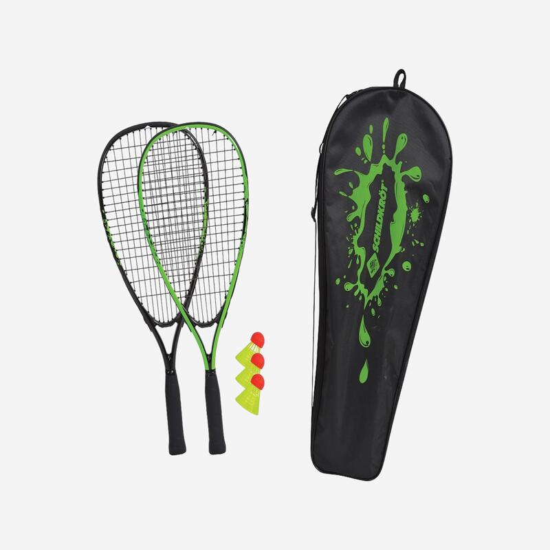 Zestaw SPEED BADMINTON crossminton 2 rakiety i 3 lotki