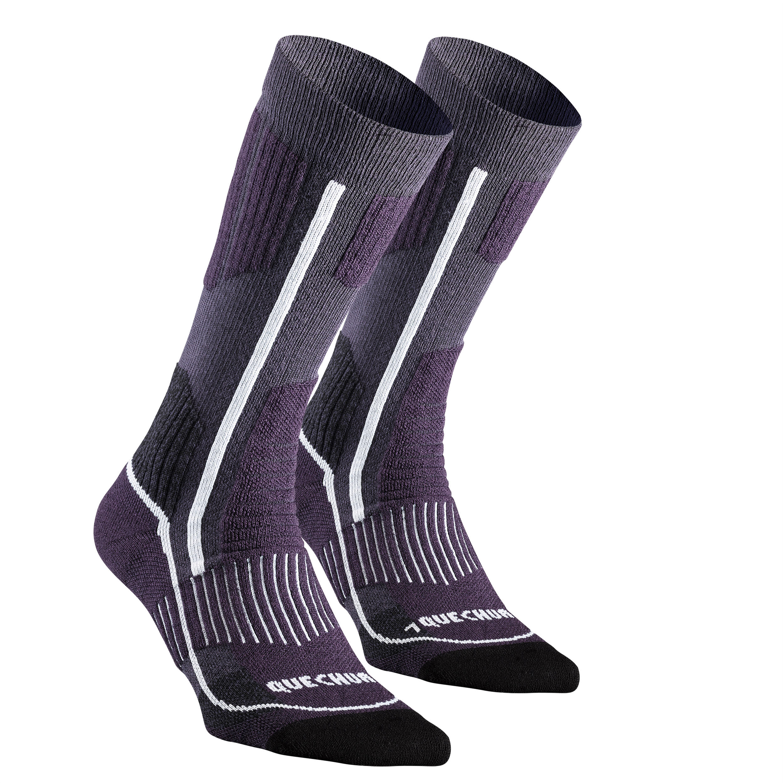 Warm Hiking Socks - SH520 X-WARM MID - 2 Pairs 2/4