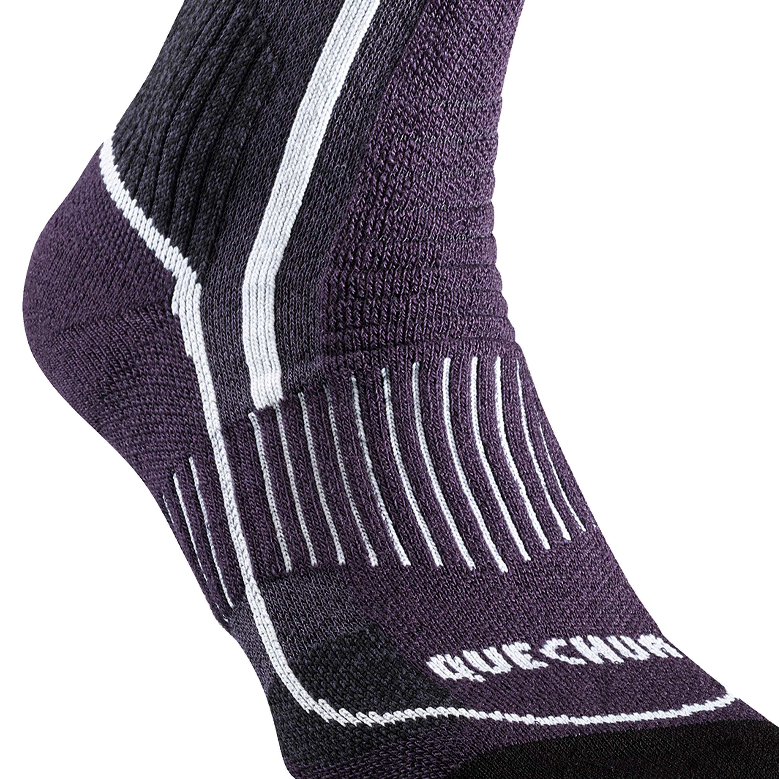 Warm Hiking Socks - SH520 X-WARM MID - 2 Pairs 4/4