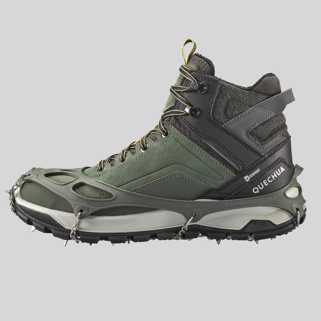 Schuhspikes Schneewandern - SH500 Light khaki
