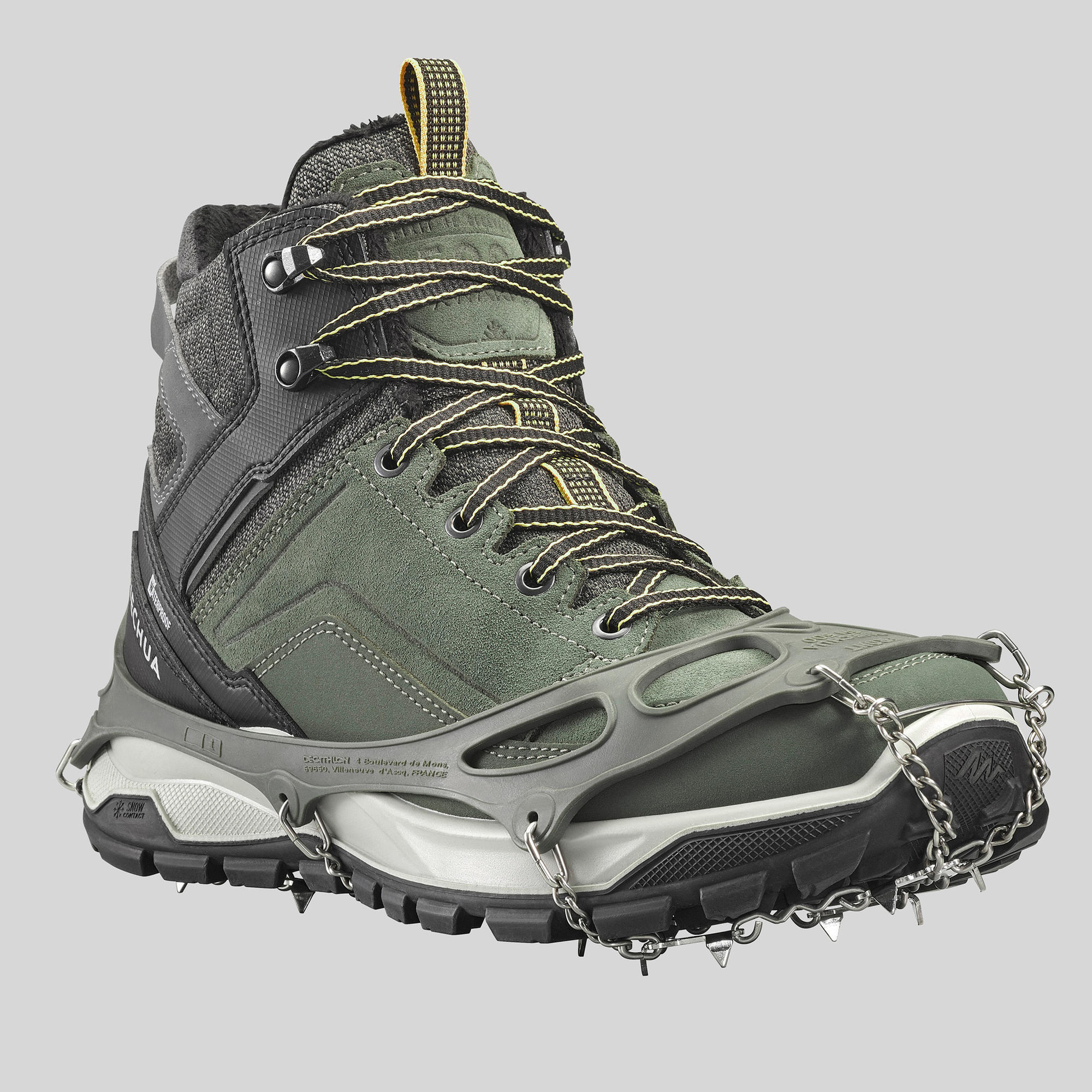 CRAMPONS A NEIGE SH500 MOUNTAIN LIGHT ADULTE S A XL QUECHUA