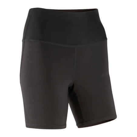 Shaping High-Waisted Fitness Cardio Shorts - Black