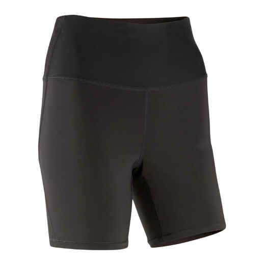 
      Shaping High-Waisted Fitness Cardio Shorts - Black
  