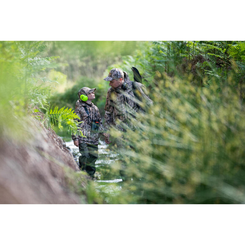 BONÉ QUENTE DE CAÇA 100 CRIANÇA CAMUFLADO PÂNTANO