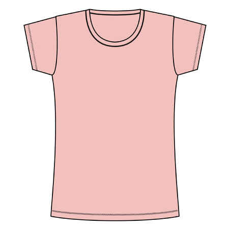 Women's Fitness T-Shirt 100 - Pink