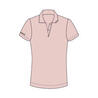 เสื้อโปโลผู้หญิงสำหรับใส่เล่นเทนนิสรุ่น Dry 100 (สีชมพูอ่อน)