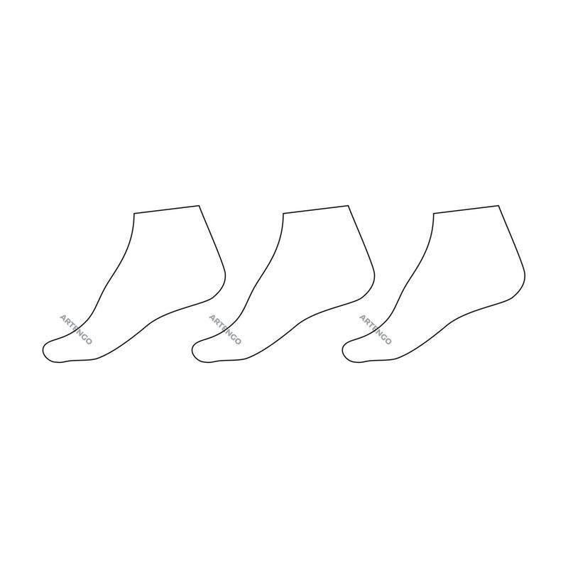 RS 160 Adult Mid-High Sports Socks Tri-Pack - White