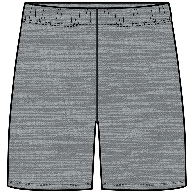 Pantalon scurt 100 bumbac educație fizică gri Băieți 