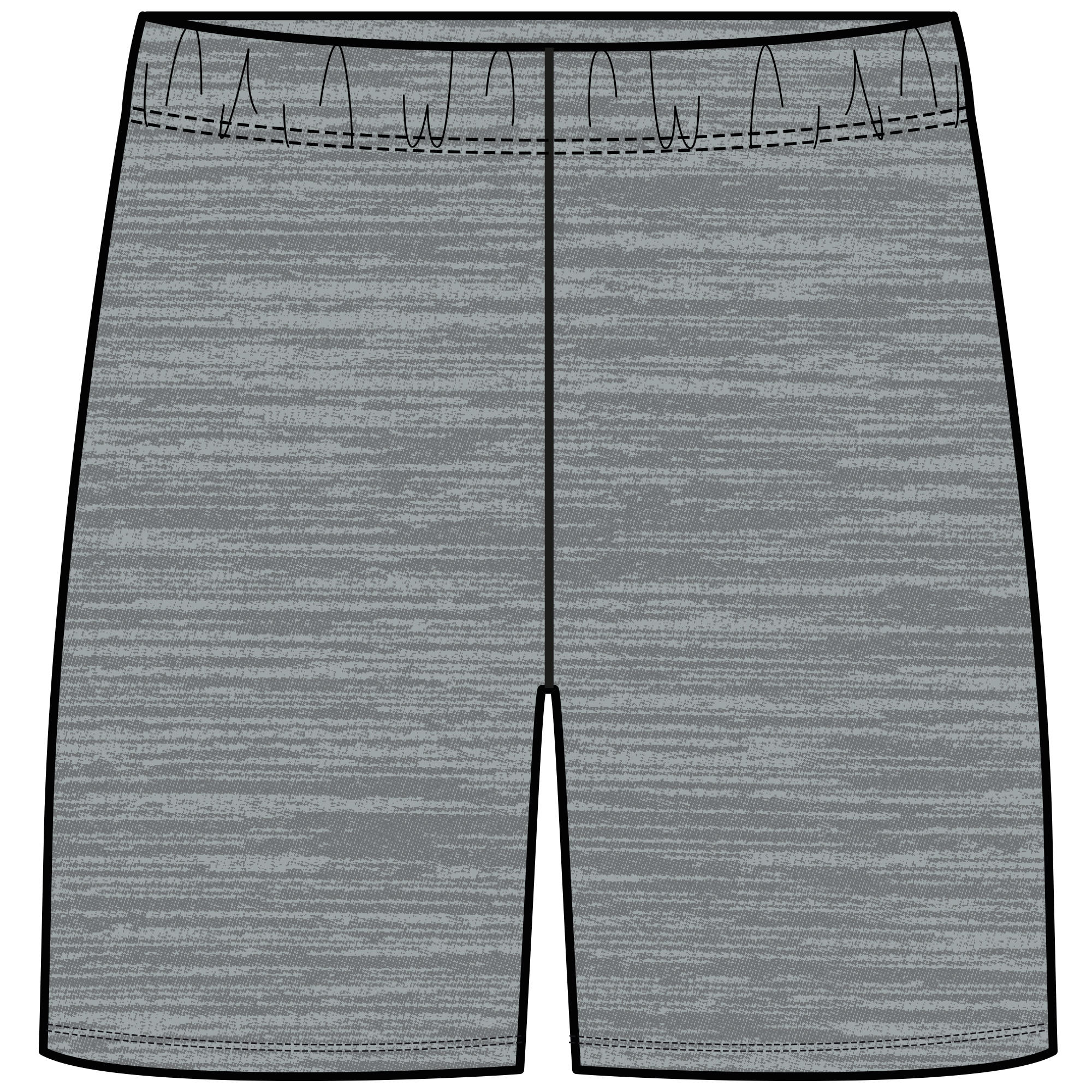 Children's cotton shorts - Basique gris