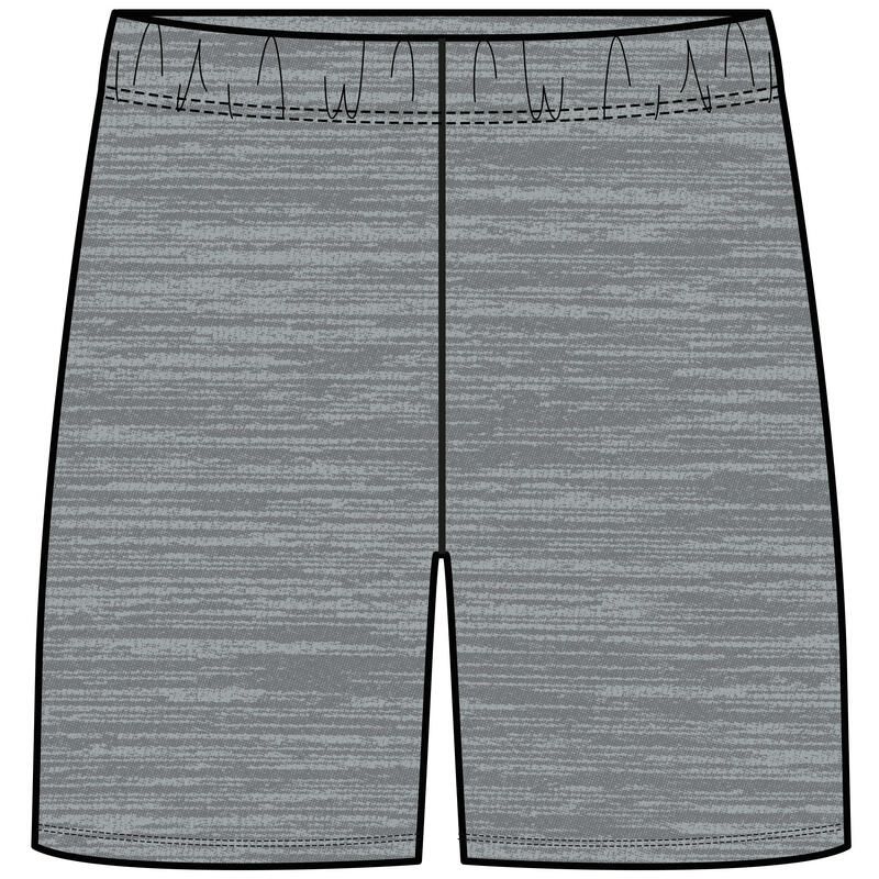 Shorts 100 Basic Baumwolle Kinder grau 