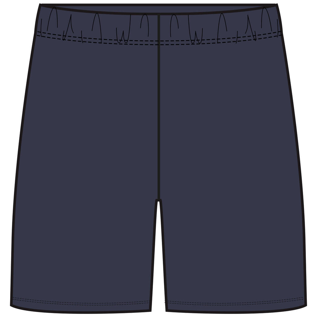 Shorts 100 Basic Baumwolle Kinder grau 