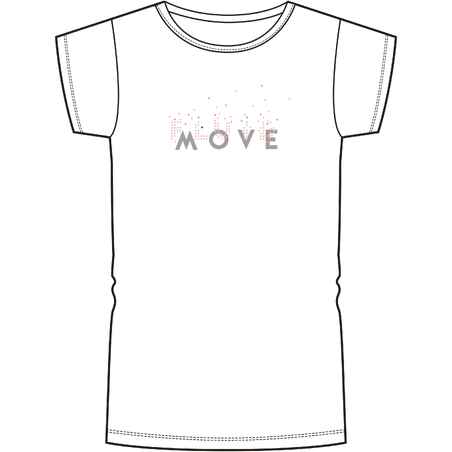 Kids' Basic T-Shirt - White Print