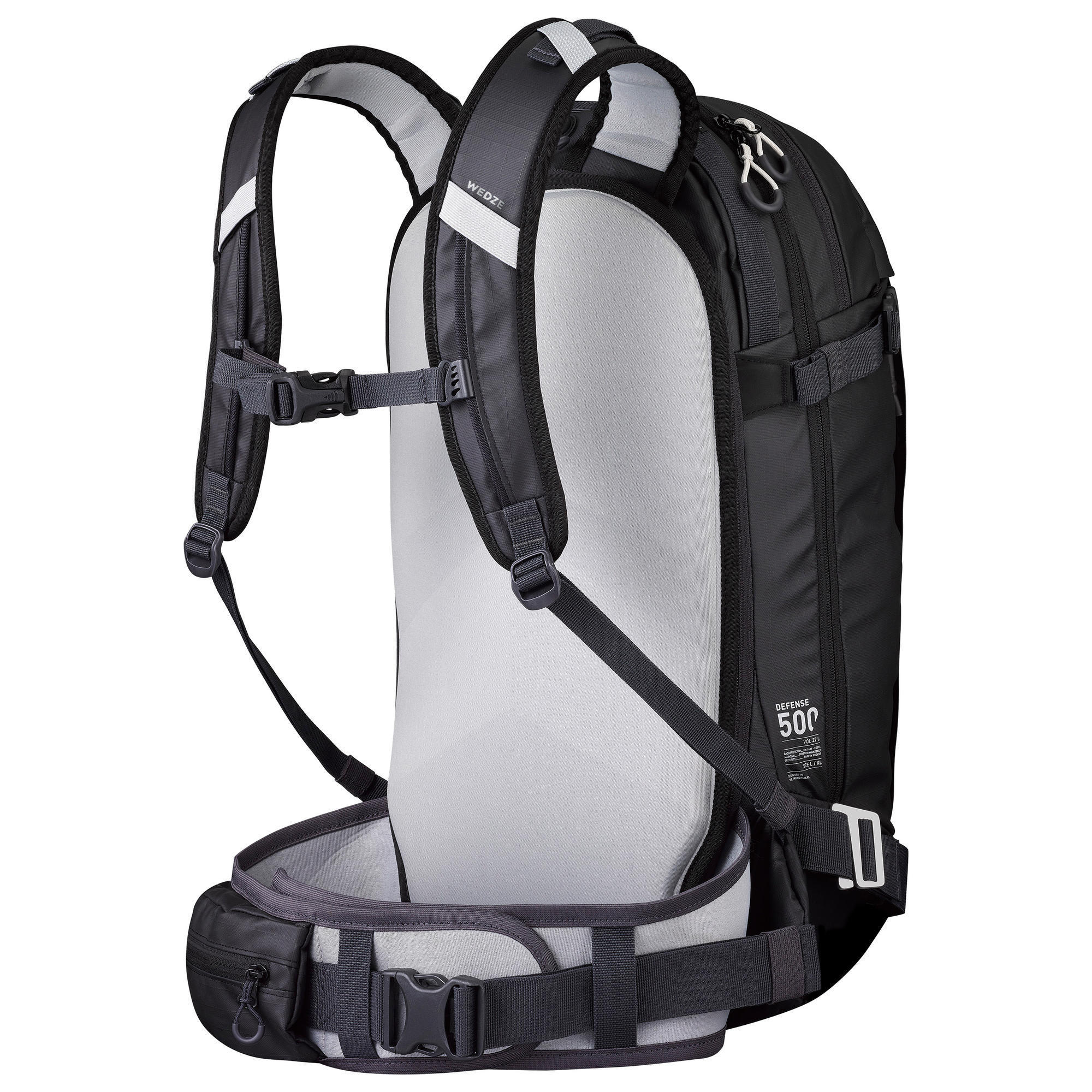 ZAINO SCI/SNOWBOARD FR500 DEFENSE L/XL GRIGIO WEDZE WEDZE | DECATHLON