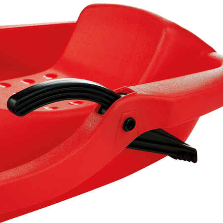 Kids' Tray Sledge with Brakes - Red