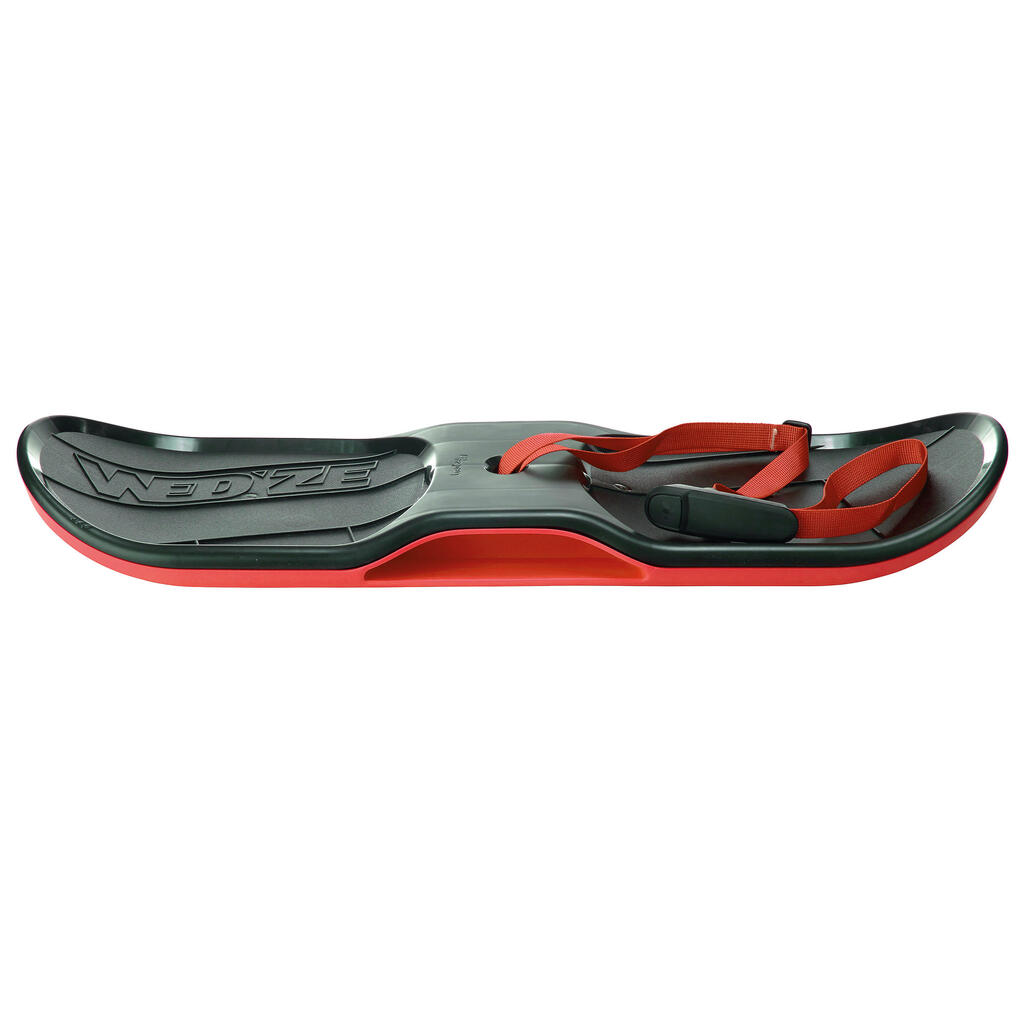 Snowskate Boardslide čierno-červený