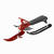 Luge Snowblade noir / rouge enfant biplace avec frein