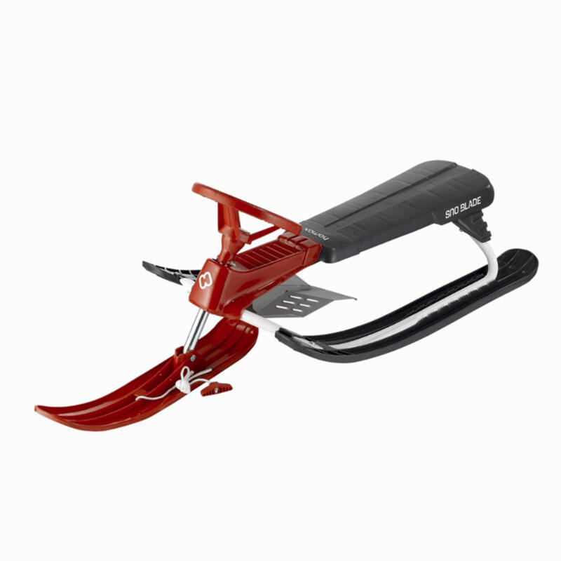 Luge Snowblade noir / rouge enfant biplace avec frein