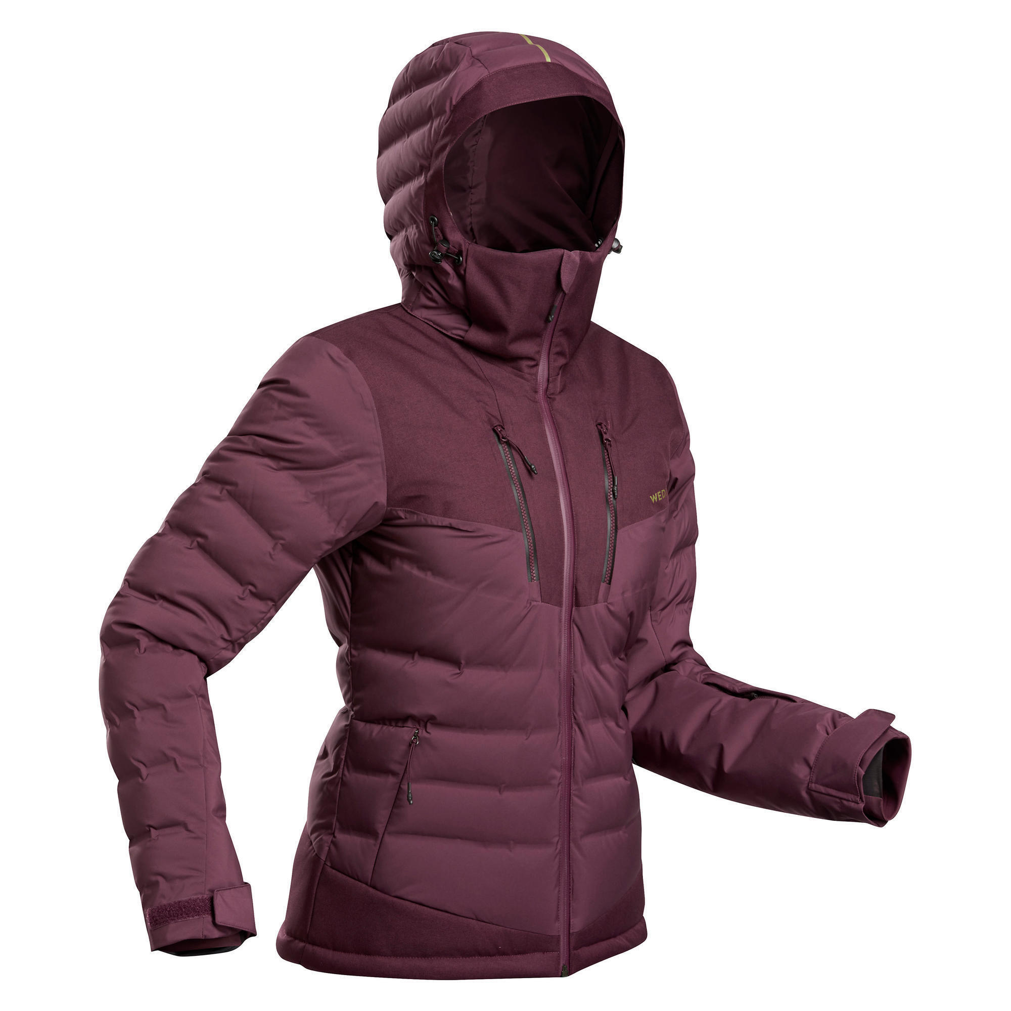 Chaqueta de Nieve Ski y Snowboard Mujer - Wedze 900 Impermeable Burdeo 2/17