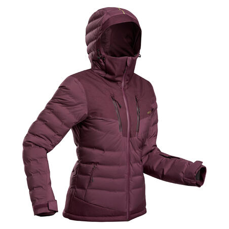 Куртка жіноча 900 Warm для трасового катання темно-бордова