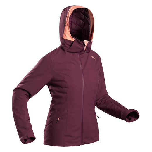 
      Women’s Warm Ski Jacket 500 - Burgundy
  