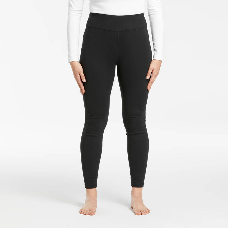 Women's Ski Base Layer Bottom - BL 500 - Black