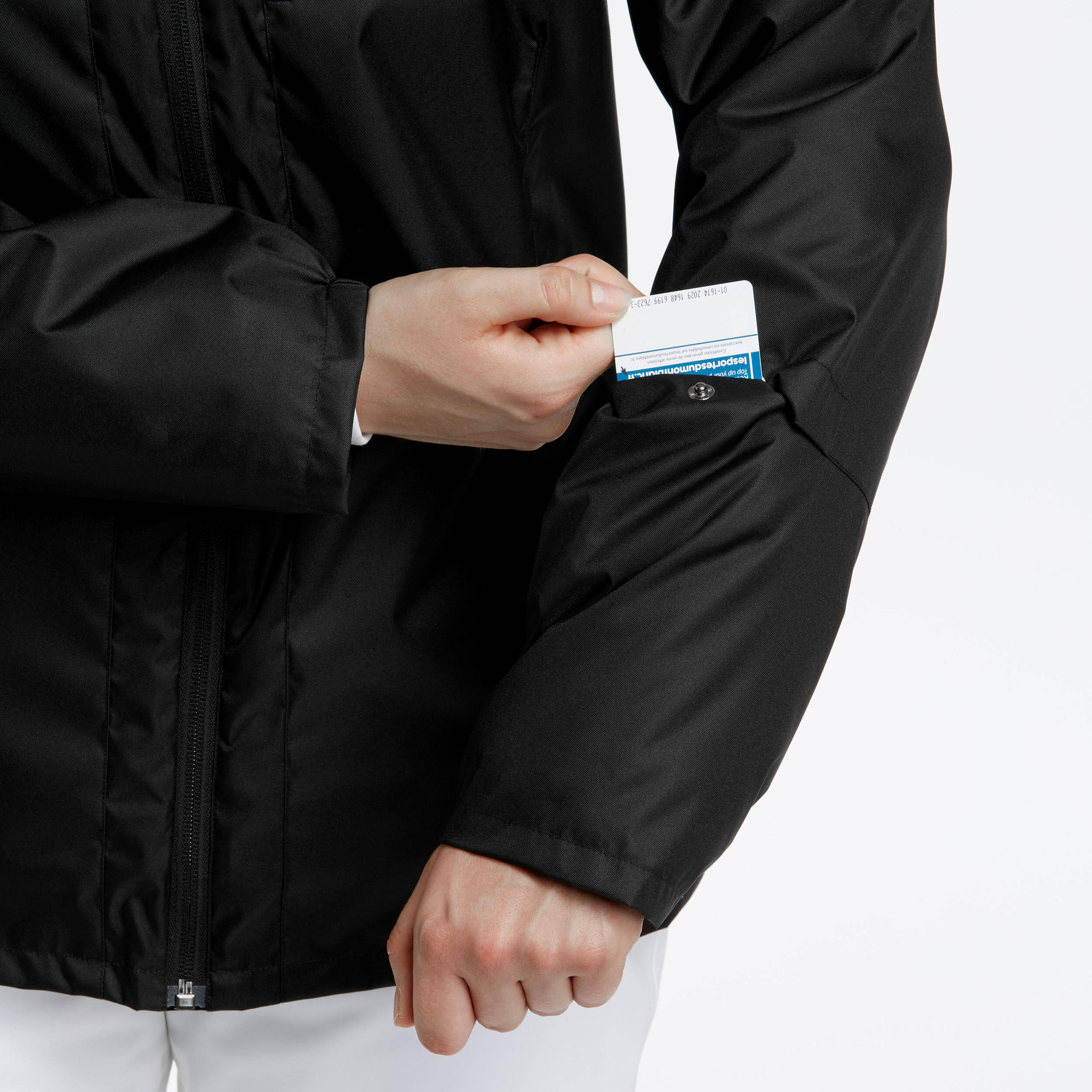 Women Winter Jacket for Skiing - Black 0°C -  5