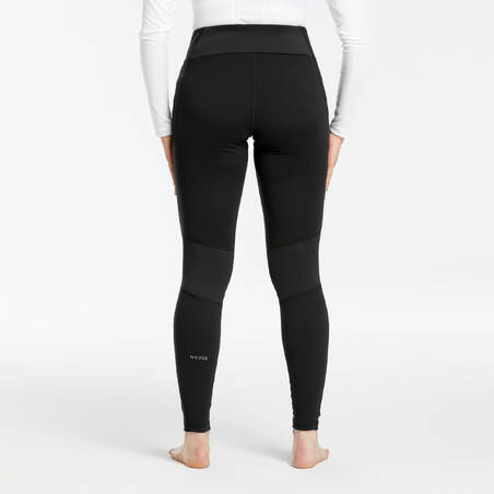 Women's Ski Base Layer Bottom - BL 500 - Black