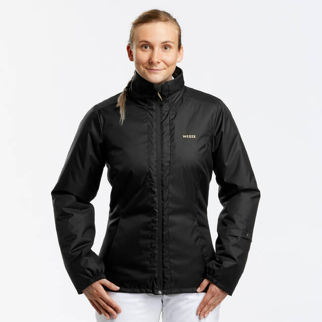 Women Winter Jacket for Skiing - Black 0°C