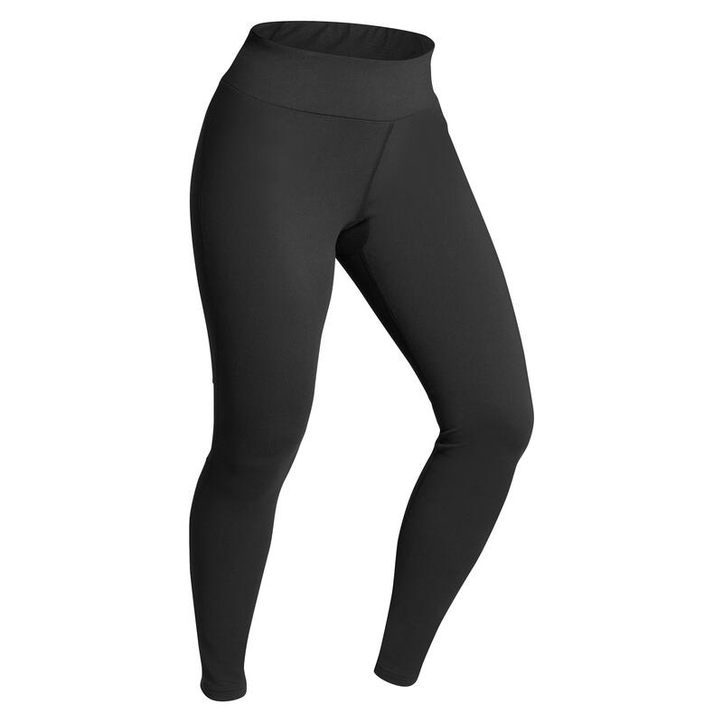 Pantaloni termici sci donna 500 neri Pantaloni termici sci donna 500 neri