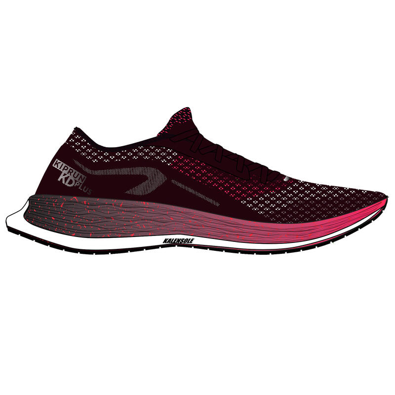 Laufschuhe dynamisch Kiprun KD500 Herren schwarz/rosa limitierte Auflage