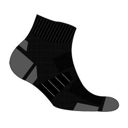 ECO-DESIGN RUN900 MID FINE RUNNING SOCKS - BLACK