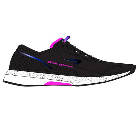 Kiprun KS 500 Women's Running Shoes - black pink