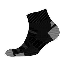 RUNNING MID THICK SOCKS - RUN 900 BLACK