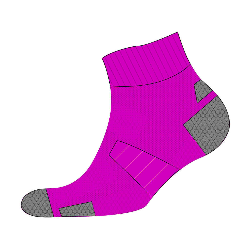 RUN900 MID THICK RUNNING SOCKS - PINK