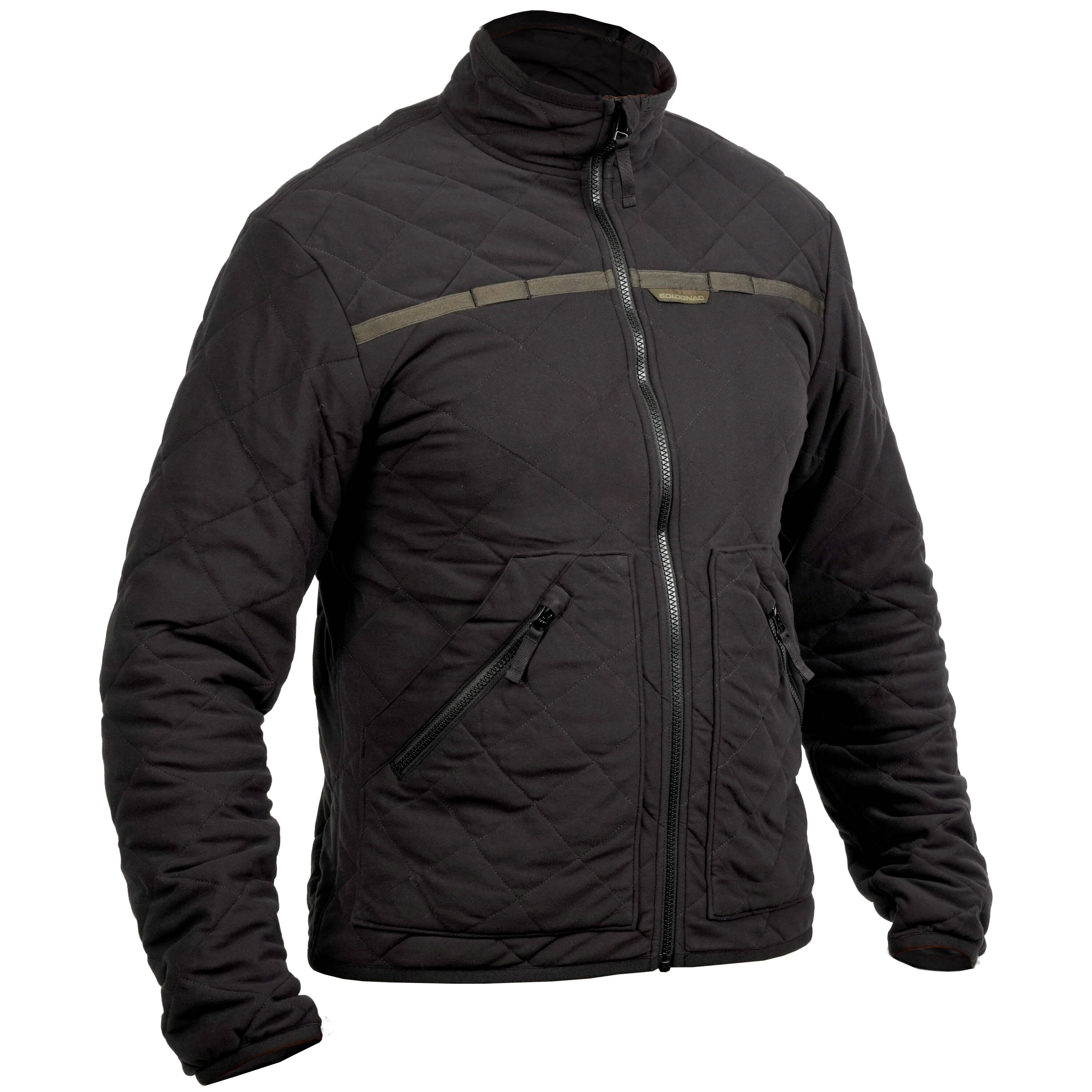 Mens Padded Jacket 500 - Black -  2