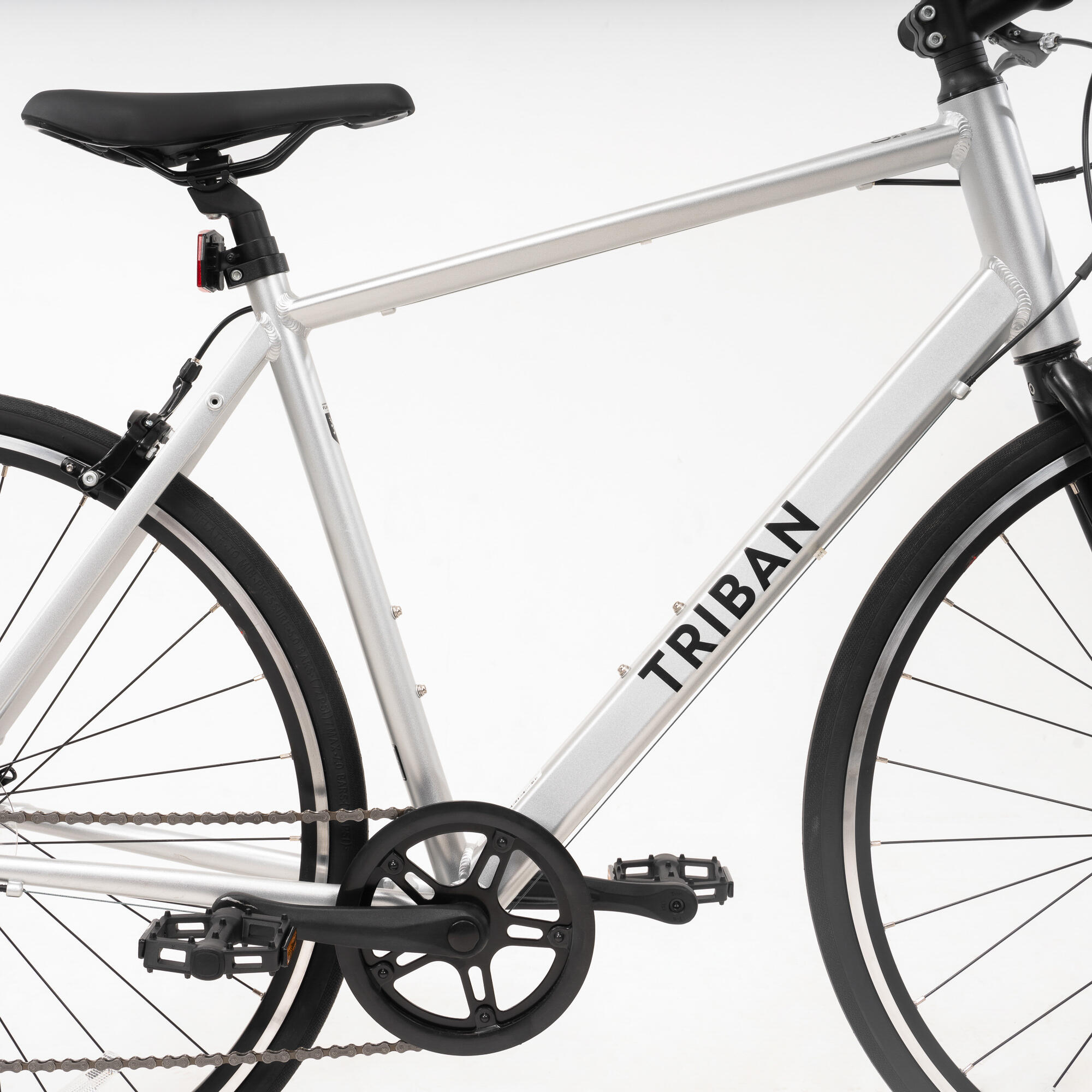 Decathlon flat bar road bike sale