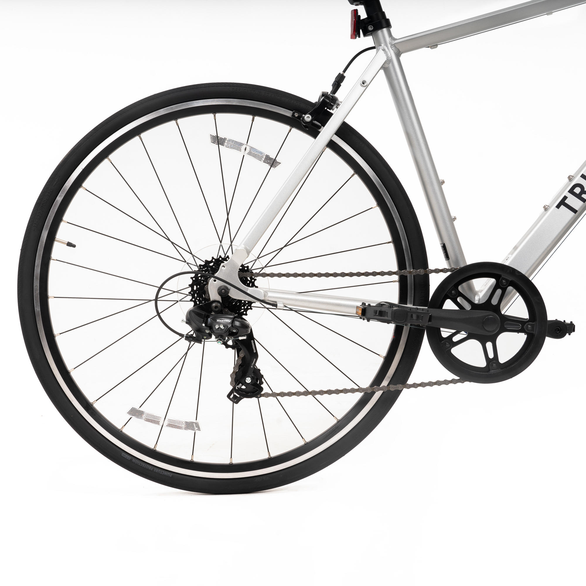 road cycle triban 100 flat bar