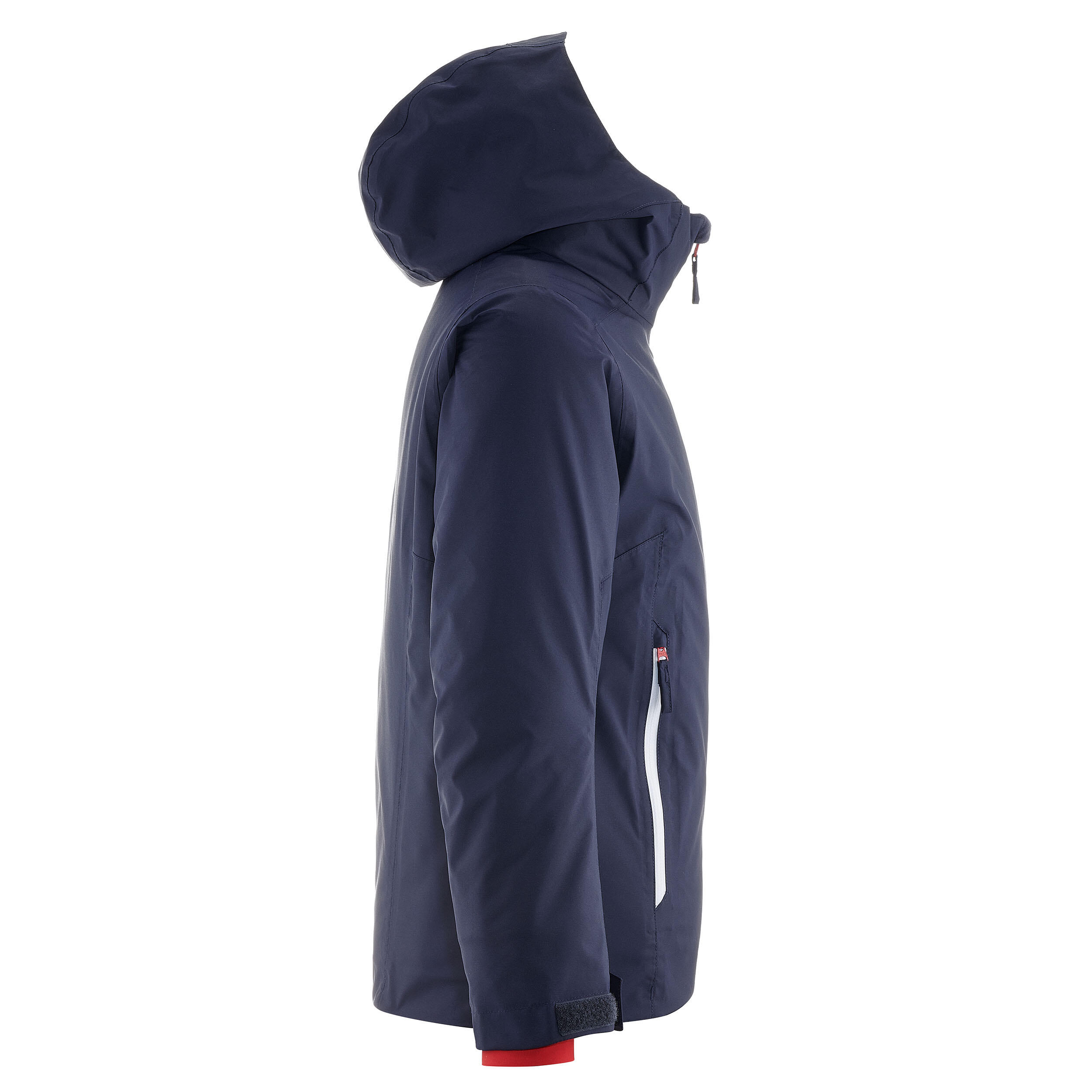 KIDS’ WARM AND WATERPROOF SKI JACKET 500 NAVY BLUE 4/8