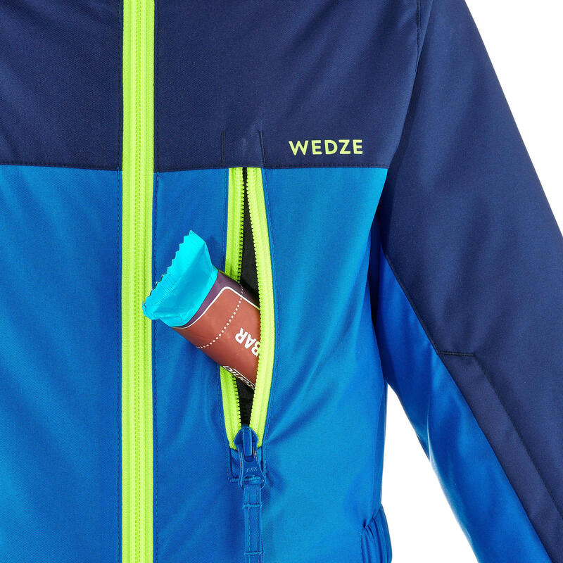 Kids’ Warm and Waterproof Ski Suit - 100 Blue