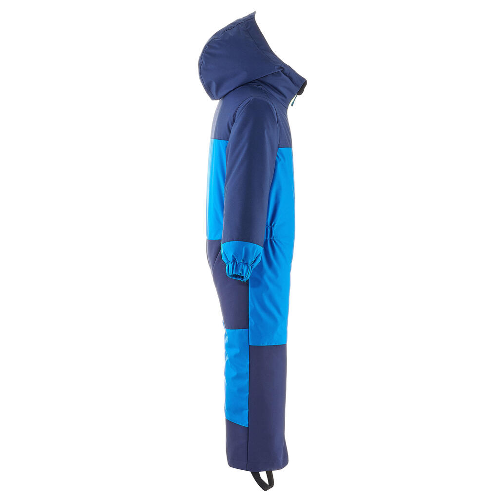 Traje de esquí niños cálido e impermeable - 100 azul 