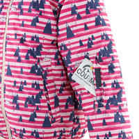 Children's Ski Jacket Warm Reverse - Blue and Pink