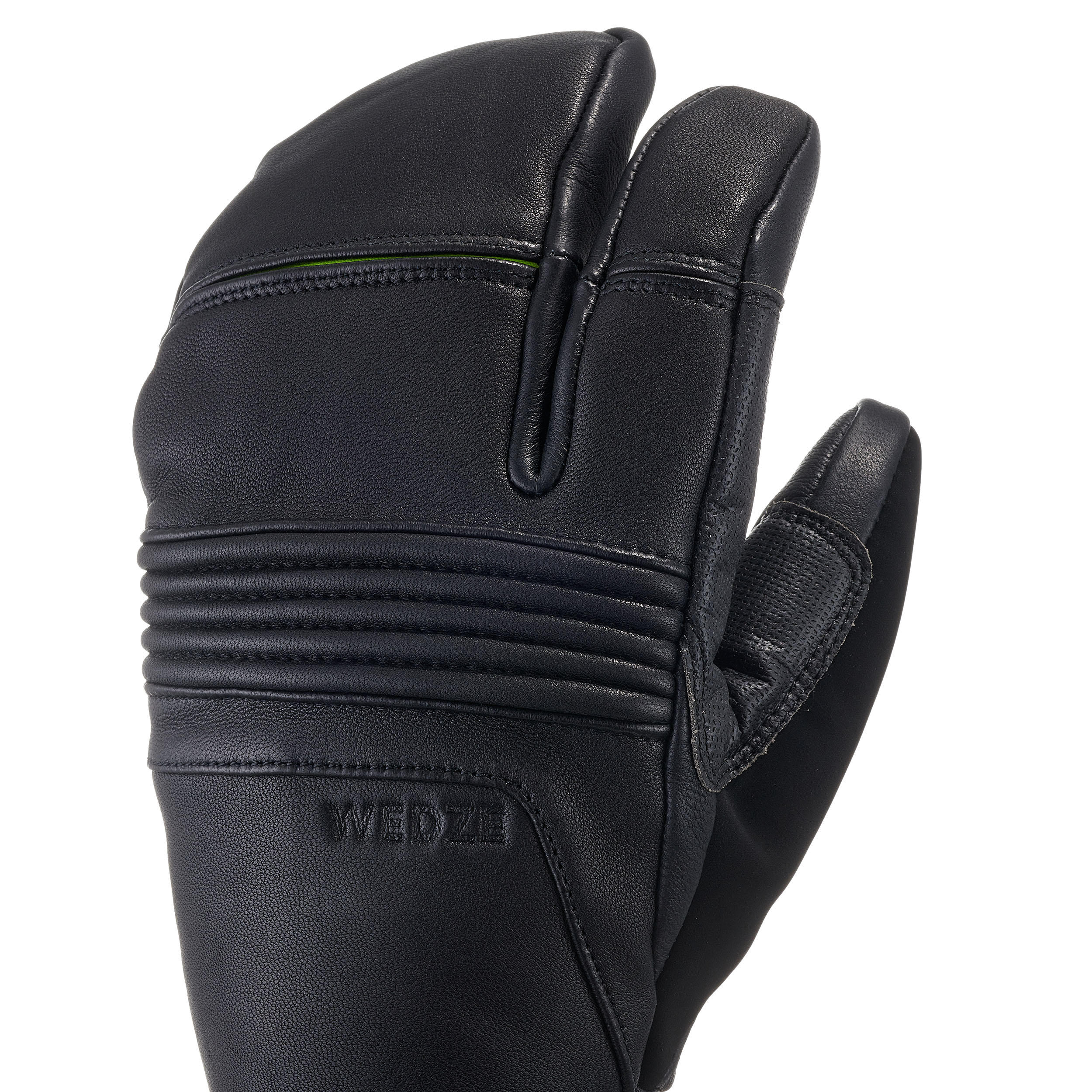 Gants chauds à 3 doigts – ski 900 noir - WEDZE